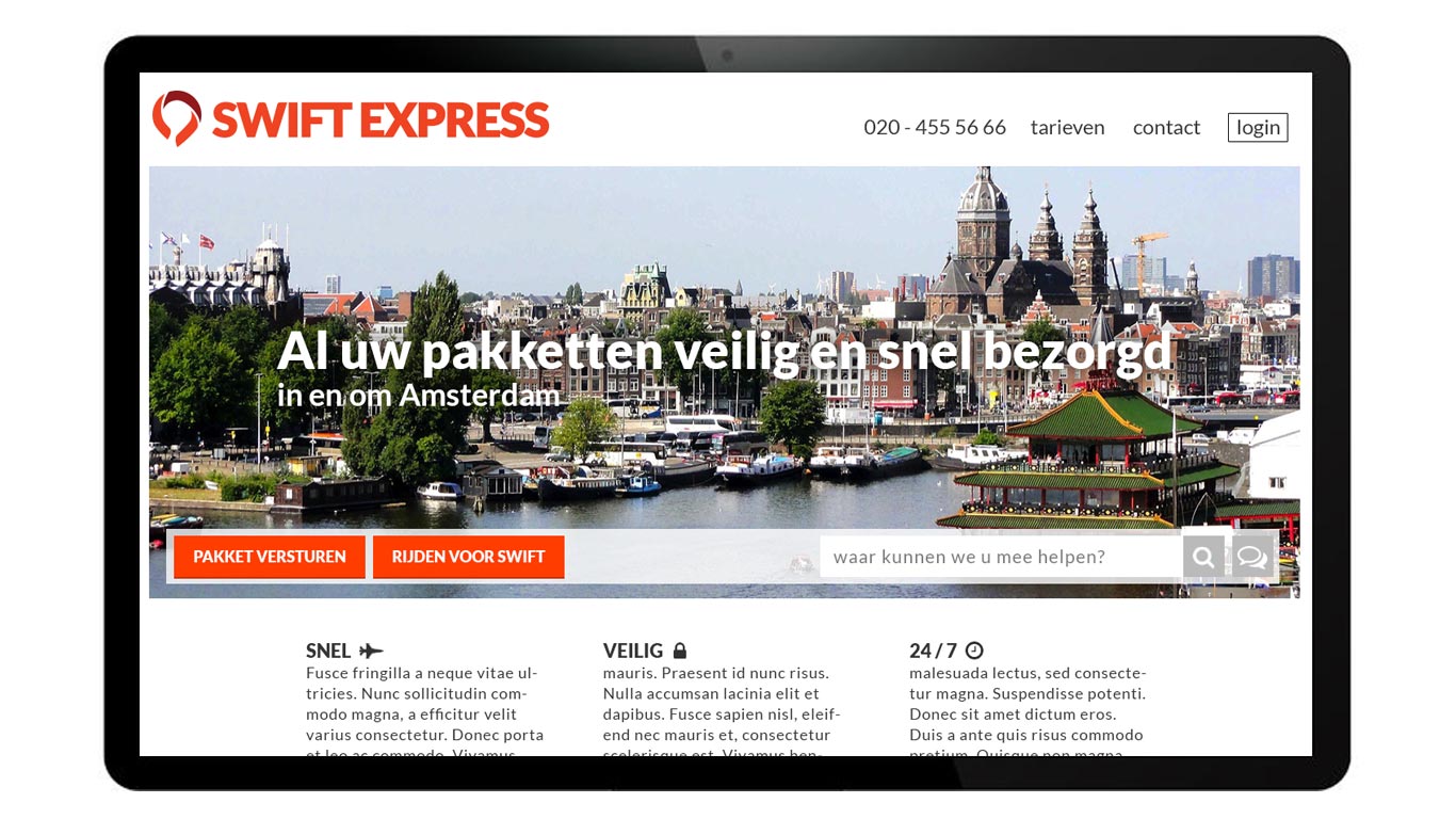 swift-express-homepage